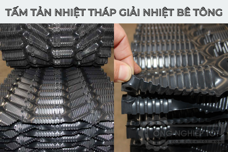 Công Nghiệp Tốt chuyên bán và thay thế tấm giải nhiệt nước cho tháp giải nhiệt bê tông